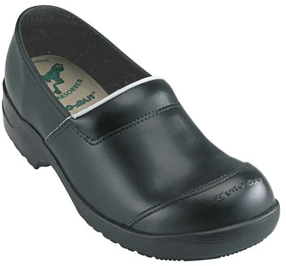 EuroDan Flex Sicherheitsholzschuhe mit Zehenschutzkappe schwarz 38